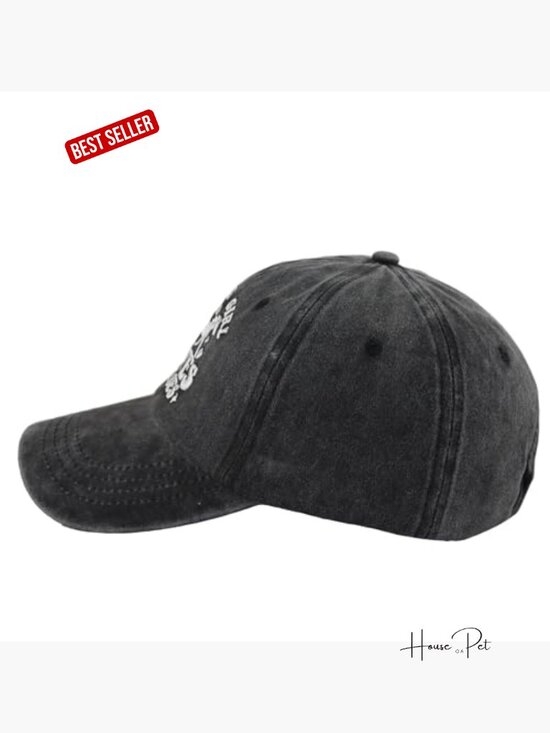 Distressed Horse Lover Baseball Cap, Embroidered Adjustable Cotton Hat main image 7